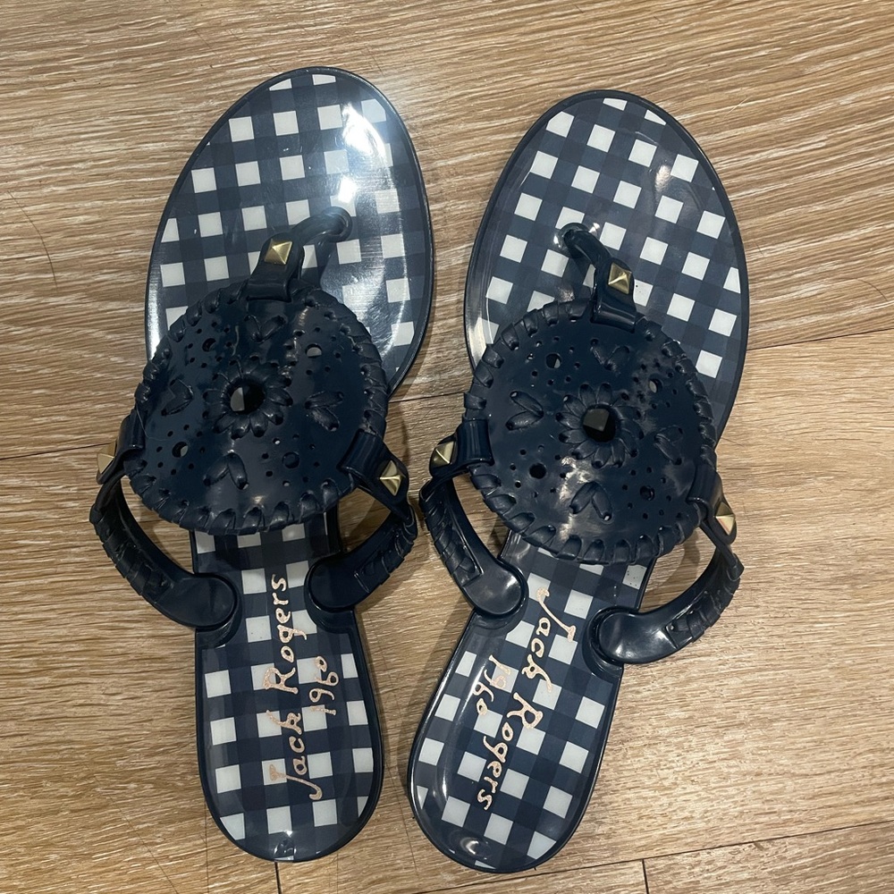 Blue Jack Rogers Sandals